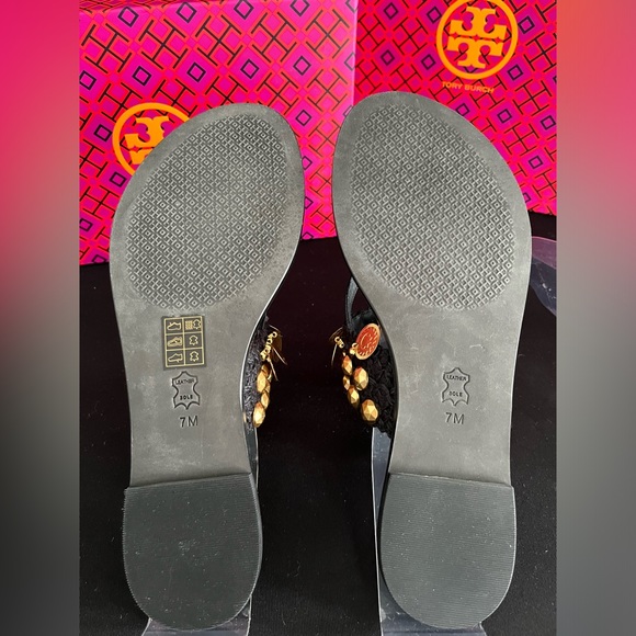 Tory Burch Patos Coin Thong Sandals - New in box - Picture 8 of 9